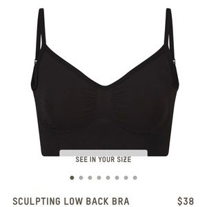 SKIMS SCULPTING LOW BACK BRA